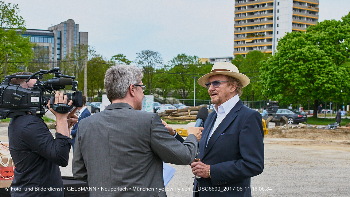 11. Mai 2017 - Grundsteinlegung für die LOGE und dem Kulturquadrat in Neuperlach